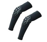 LIXSAZSE 2pack/lot Elbow Pads Guards - Impact Resistance And Comfortable Arms Sleeve Motorcycle Elbow Pads Motocross, black, M