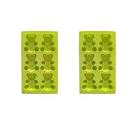 LIXSAZSE 2pcs Molds Animals Silicone Baking Pan Mould Chocolate Pudding Bakeware Decorating Handmade Tool Cooking Gadget, Green