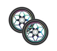 LIXSAZSE 2piece Scooter Wheel With Fast-Rolling PU Core For Smooth And Calm Riding Experience Electric Scooter Accessories Grass