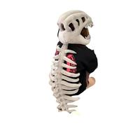 LIXSAZSE 3D Printed Dinosaur Costume Adult Realistic Bone Details Interesting Scaffolds Dinosaur Halloween Costume P Skeleton, Kids' version 75cm