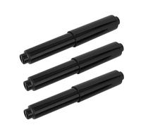 LIXSAZSE 3Pcs Toilet Paper Holder Stretchable Plastic Black Insert Spindle Universal Household Easy Replacement Home Shopping
