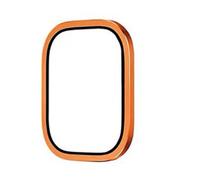 LIXSAZSE 49mm Watch Tempered Film Strong Smooth Borders Non Discoloring Restoring Sensitive Touch Of Machine, Orange