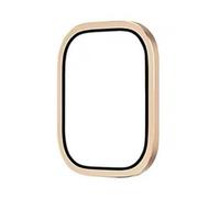 LIXSAZSE 49mm Watch Tempered Film Strong Smooth Borders Non Discoloring Restoring Sensitive Touch Of Machine, Gold