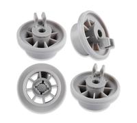 LIXSAZSE 4Pcs 165314 for Ultra Durable Dishwasher Wheels Plastic Washable Rollers Replace Accessories Replacement for Bosch