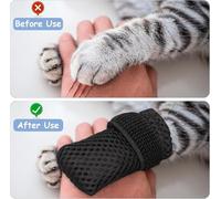 LIXSAZSE 4piece Soft And Breathable Cat Claw Covers For Happy Feet Lightweight And Adjustable Socks For Cats Cat Socks Cat Shoes