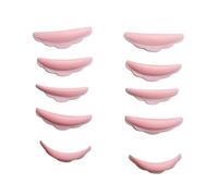 LIXSAZSE 5 Pairs Lash Curlers Lashes Lift Silicone Eyelash Tool Convenient Household Y-shape Styling Fashionable Beauty Tools, Pink