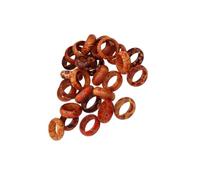 LIXSAZSE 50Pcs Wooden Band Rings Elegant Wood Pattern Finger Rings for Men and Women Jewelry Fashion, mixed color, 18mm