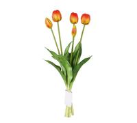 LIXSAZSE 5pcsReal Touch Latex Bouquet Low Maintenance And Indoor Or Outdoor Fake Tulips For Office Wedding Party Silica Gel