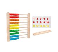LIXSAZSE Abacus For Kids Math Girls Wooden Abacus Educational Developmental Learning Toy Counting Rack Skills Game Educational Counting Toy Sticks Gift Kid