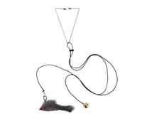 LIXSAZSE ABS Metal Pet Hanging Toy Colorful Cute Animal Shape Punch-free Interactive Relaxing Home Plaything Birthday Gift, Type 1
