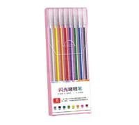 LIXSAZSE Accounting Neutral Pen Stable Ink Output Vibrant Colors Bright Colors Hand Account Specific Fluorescent Pen Gel, 8