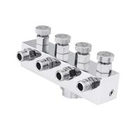 LIXSAZSE Adjustable Air Hose Adapter Airbrush Mini Compressors Fitting Connector Compact Offers Control And Versatility For Art Air Compressor Brush Fitting Connector Adjustable , 1 in 4 out