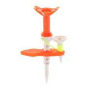 LIXSAZSE Adjustable Height Golf Tee Offers Flexibility Durability Making Golf Training More Effective Exhibit High Flexibility And Durability Making Resistant To Breakage. Each, Orange, 8.7cm