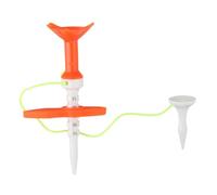 LIXSAZSE Adjustable Height Golf Tee Unbreakable Golf Ball Tee As Training Accessories For Practice Is Not Only Portable But Also Environmentally Friendly.Despite Light Weight, Orange, 8.7cm