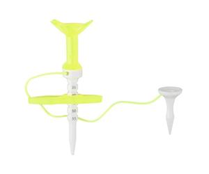 LIXSAZSE Adjustable Height Golf Tee Unbreakable Golf Ball Tee As Training Accessories For Practice Is Not Only Portable But Also Environmentally Friendly.Despite Light Weight, Yellow, 8.7cm