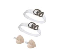 LIXSAZSE Adjustable Leather Decor Shoe Belt for High Heels 2Pcs Women Shoelaces Elegant and Stylish Straps Ankle, Clear