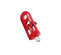 LIXSAZSE Adjustable Lightweight Bicycle Chain Stabilizer High Performance Tensioner Designed To Cycling Experience Bike Chain Tensioner Single Speed Tightener, Red, 72.7x26.5x14.2mm