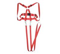 LIXSAZSE Adjustable Strap Running Harness Provides Freedom of Movement During Horse Riding Games and Fun Outdoor Adventures Walking Harness for Child Toddlers Kids Leash, Red, 39.5cm to 63cm