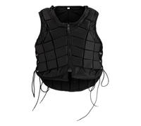 LIXSAZSE Adult Equestrian Vest Adjustable Breathable Lightweight Horse Riding Body Protector Waistcoat Movable Pads Outdoor, L