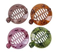 LIXSAZSE Adventurous Banana Hair Clips Non Slip Cute Fish Lightweight 4 Piece Set Trendy Solution For Thin Thick Hair Styles Non Slip Cute Fish Clip For Kids Adults, Style B