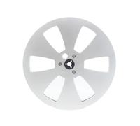 LIXSAZSE Anti-bending 6 Hole Tape Reel For Reel-to-Reel Players Empty Reel Is Corrosion Resistant And Can Be Removed Without, Silver