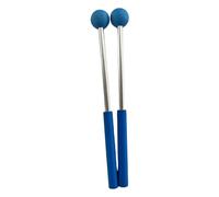 LIXSAZSE Antislip Bass Drum Mallet Stick Band Accessory Durable Rubber Mallets With Aluminum Handle For Percussion Drumsticks Mallet Percussion With Aluminum Handle, blue, 22x2.5cm