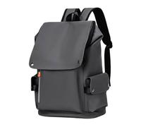 LIXSAZSE Backpack School Dirt-Resistant And Easy To Clean With Multi Grid Storage OxfordCloth Backpack For Business Man, grey