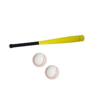 LIXSAZSE Baseballs For Kids Enjoyable Fun Creative Baseball Bats Balls Set Lightweight Portable Indoor Outdoor Training Program Creative Baseball Bats Balls Set For Kids Children, yellow, 64cm