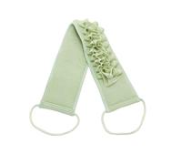 LIXSAZSE Bath Scrubber Towel Cleaning Scrubbers Rich Foaming Wash Cloth Men Long Back Exfoliating Belt Body Exfoliator Tool, Green