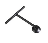 LIXSAZSE Bathroom Window Wiper with Suction Cup Living Room Glass PP Handle Scraper Windscreen Cleaning Tool Accessories , Black