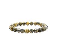 LIXSAZSE Beaded Bracelet Bead Pendent Fashion Jewelry Long-lasting Lightweight No Burrs Smooth Unisex Wrist Brace Women Bracelets, Type 1, 4mm