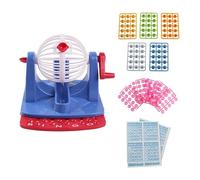 LIXSAZSE Bingo Lotto Family Game Set Entertainment Fun With Friends Enjoyable Activities Evenings Everything For Fun Round Of BINGO. Traditional Game Set Parent Child Games