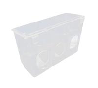 LIXSAZSE Bird Feeder Automatic Bird Feeder Parrot Hanging Small Medium Birds Clean And Neat Feeding Experience Slot For Cage Food Container Accessory, 3 hole