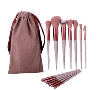 LIXSAZSE Blended Look Powder Blusher Brush Soft And Gentle On Skin Plastic Portable Makeup Brush Set Full Set Of Paint, Soot powder