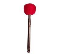 LIXSAZSE Bowl Mallet Tibetan Bowl Stick Crafted For Creating Beautiful Sounds In Meditation Sessions And Relaxing Sounds. Tibetan Stick Made Of Wood And Wool Felt, Red, M