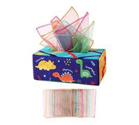LIXSAZSE Busy Pull Tissues Interactive Sensory Toy Box Engaging Kids Fun Rub Enhancing Understanding Of Fun Activities Kids Early Learning Dance Scarf , 20 silk scarves