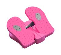 LIXSAZSE Calf Strher Portable Foot Stepper Machine Fitness Stepper Foldable Home Or Office Workouts Wonderful Calf Strher Foot Machine Mini Stair, rose red, 23.5x21.5x11.5cm