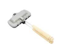 LIXSAZSE Camping Double Sided Frying Pan Hand Pie Maker Non-Stick Grilled Cheese Maker Rustproof Making Tasty Meals Outdoors Non-Stick Grilled Cheese Pie Iron
