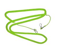 LIXSAZSE Camping Ready Retractable Fishing Coiled Lanyard Featuring Strong Steel Wire Ensures Fishing Equipment Remains Secure Coiled Lanyard With Carabiner Accessories