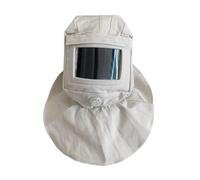 LIXSAZSE Canvas Sand Blasting Hood Face Cloak Protective Gear Wind Stopper Tool Sandblasting Hood Is Made Of Canvas Sandblasting Cap Shawl Neck Protector