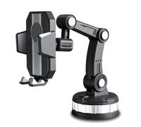 LIXSAZSE Car Phone Holder Portable Folding Bracket with Lock 360 Degree Adjustable Cellphone Sucker Stand Cradle Automobile Supplies
