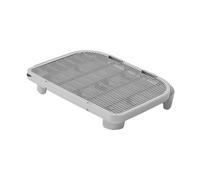 LIXSAZSE Cat Litter Mat Trapping Mat Unique Sand Trapping Features Washable Keeps Floors Clean Saves Time On Sweeping Floor Essentials Scat Sifting Pellets, gray, 50x40.5x9cm