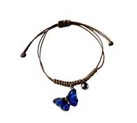 LIXSAZSE Charming Bracelet For Women Made Of Wont Break Easily Alloy For Female Fashion Pendant Couple With Beautiful Buckle Tail, 312B Blue, 1