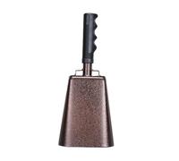 LIXSAZSE Cheering Bell Cowbell With Handle Hand Percussion Super Loud Solid Musical Instrument For Festivals Weddings Concerts Cow Bell Cowbell With Handle Hand Percussion