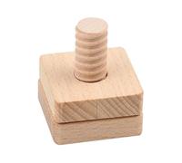 LIXSAZSE Children s Classroom Screw and Nut Combination Disassembly Toy for Boys and Girls Fun and Educational Woodworking Materials, Square