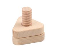 LIXSAZSE Children s Classroom Screw and Nut Combination Disassembly Toy for Boys and Girls Fun and Educational Woodworking Materials, Triangle