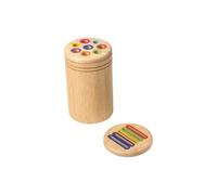 LIXSAZSE Childrens Cognitive Development Toys Encourage Active Participation Wood Childrens Puzzle Color Classification Cup, type+2