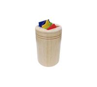 LIXSAZSE Childrens Cognitive Development Toys Encourage Active Participation Wood Childrens Puzzle Color Classification Cup, type+4