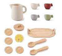LIXSAZSE Childrens Wooden Play House Toys Educational Kitchen Set For Social Play Kitchen Simulation Play House Educational Toys , type+2