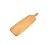 LIXSAZSE Chopping Blocks Waterproof Walnut Slicing Board Tray Hangable Nonslip Food Plate Kitchen Tools Accessories with Handle, Beech/41 * 12 * 1.5cm